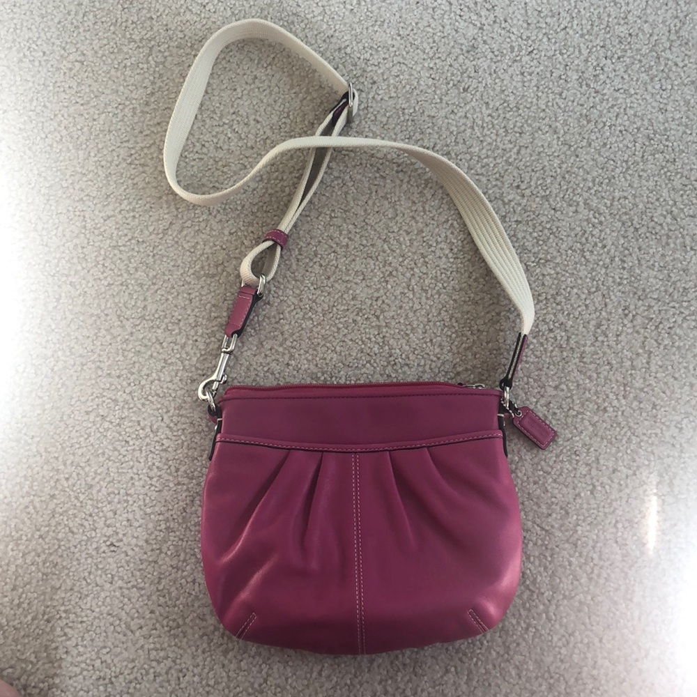 NWOT Pink Coach Crossbody Purse